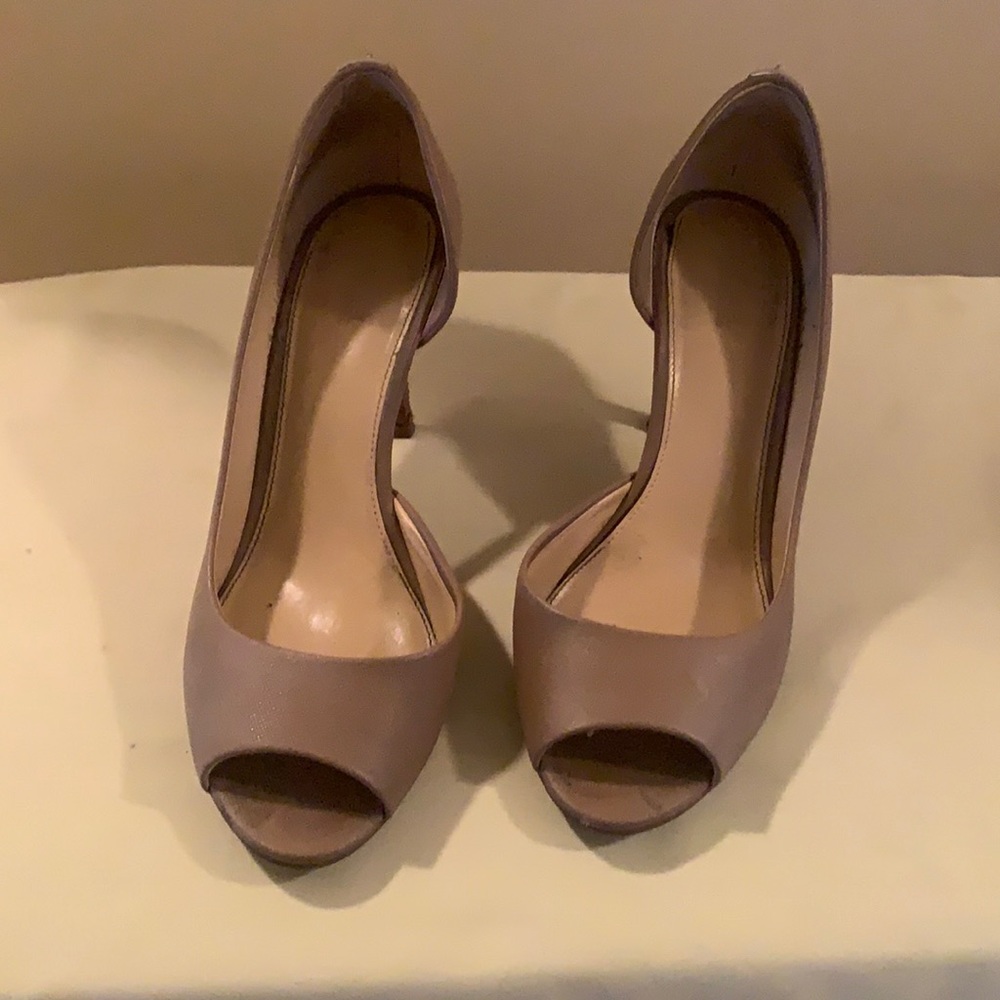 Michael kors peep toe heels 8 1/2